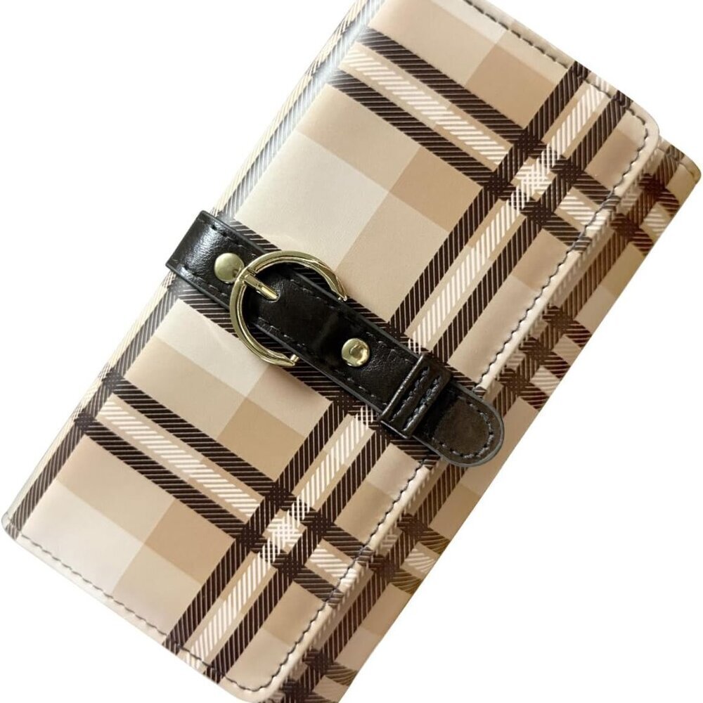 Women's PU Leather RFID Wallet with Zipper Pocket and Card Slots Stylish